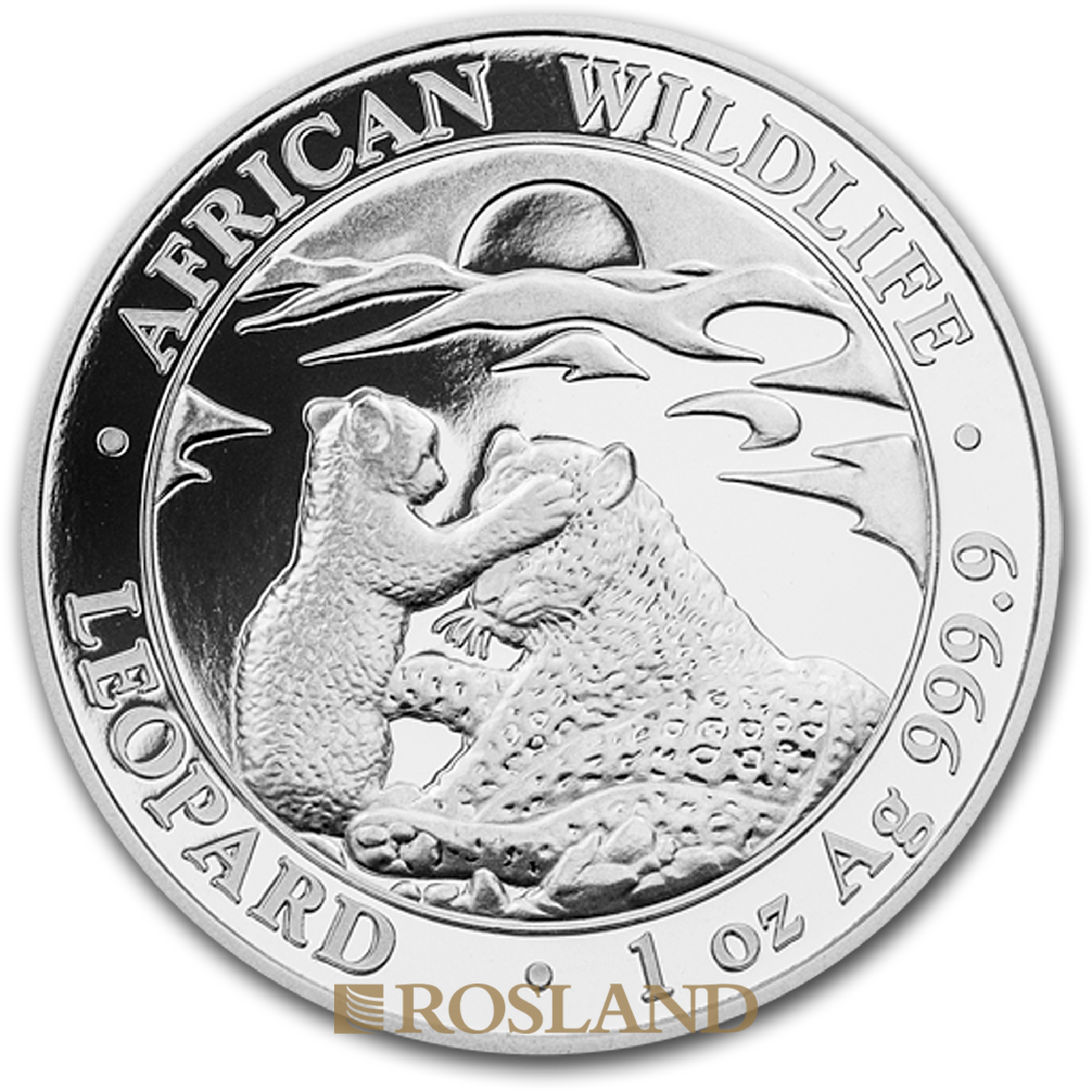 1 Unze Silbermünze Somalia Leopard 2019