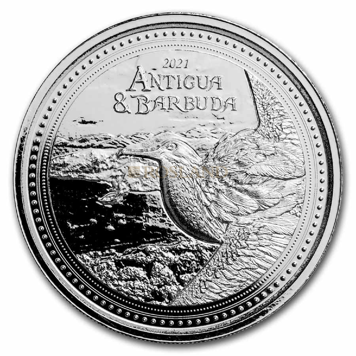 1 Unze Silbermünze EC8 Antigua & Barbuda Frigatebird 2021