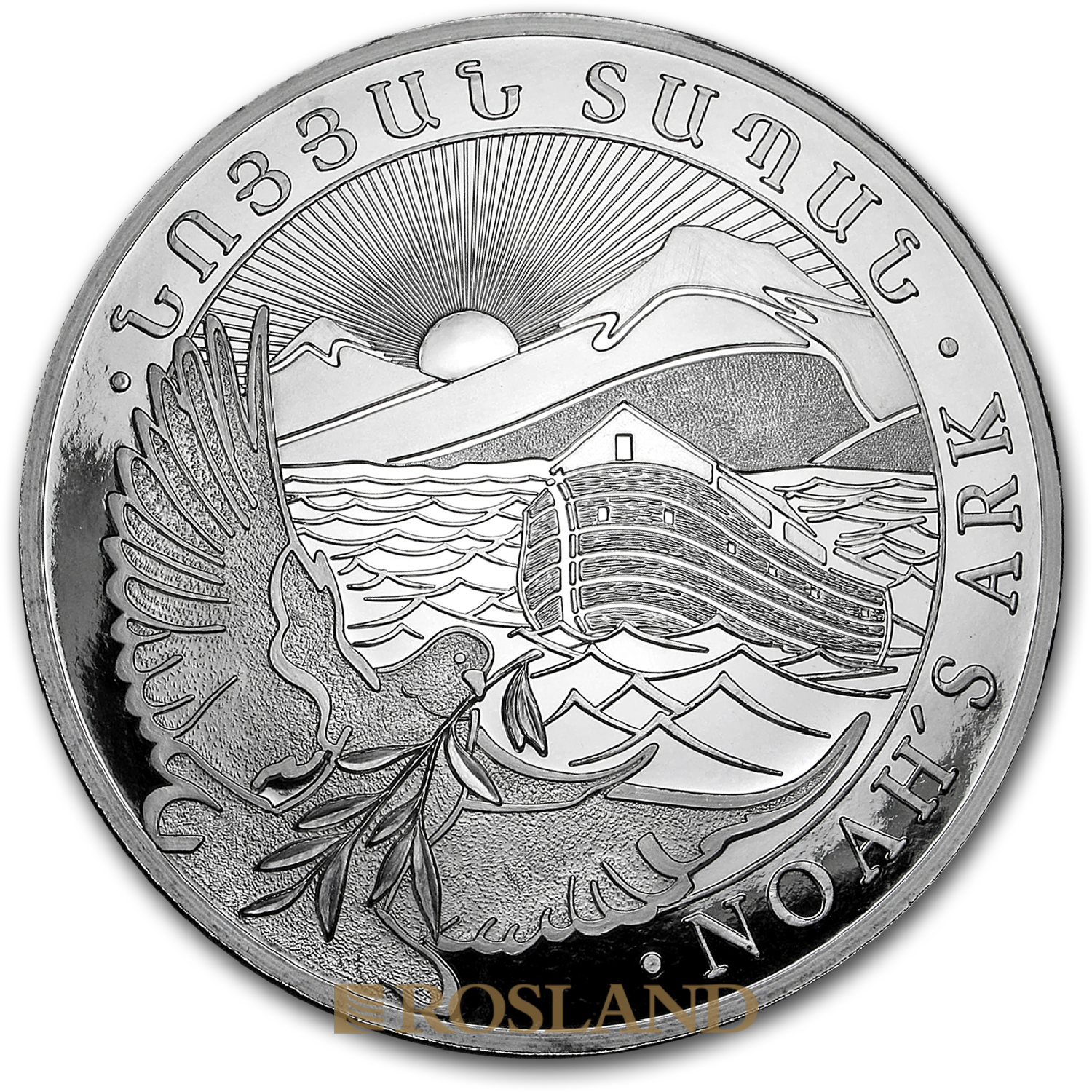 1 Kilogramm Silbermünze Armenien Arche Noah 2018