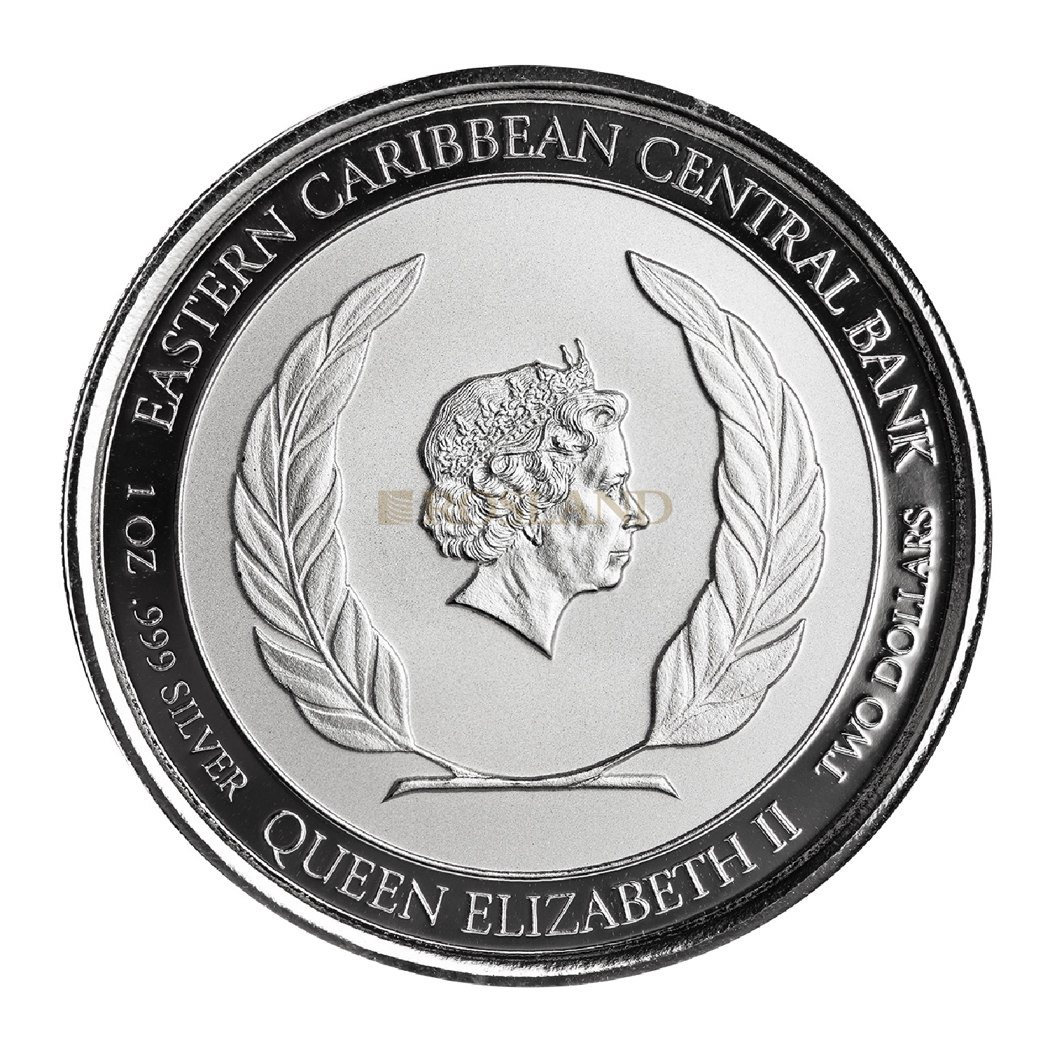 1 Unze Silbermünze EC8 Anguilla Aale 2022