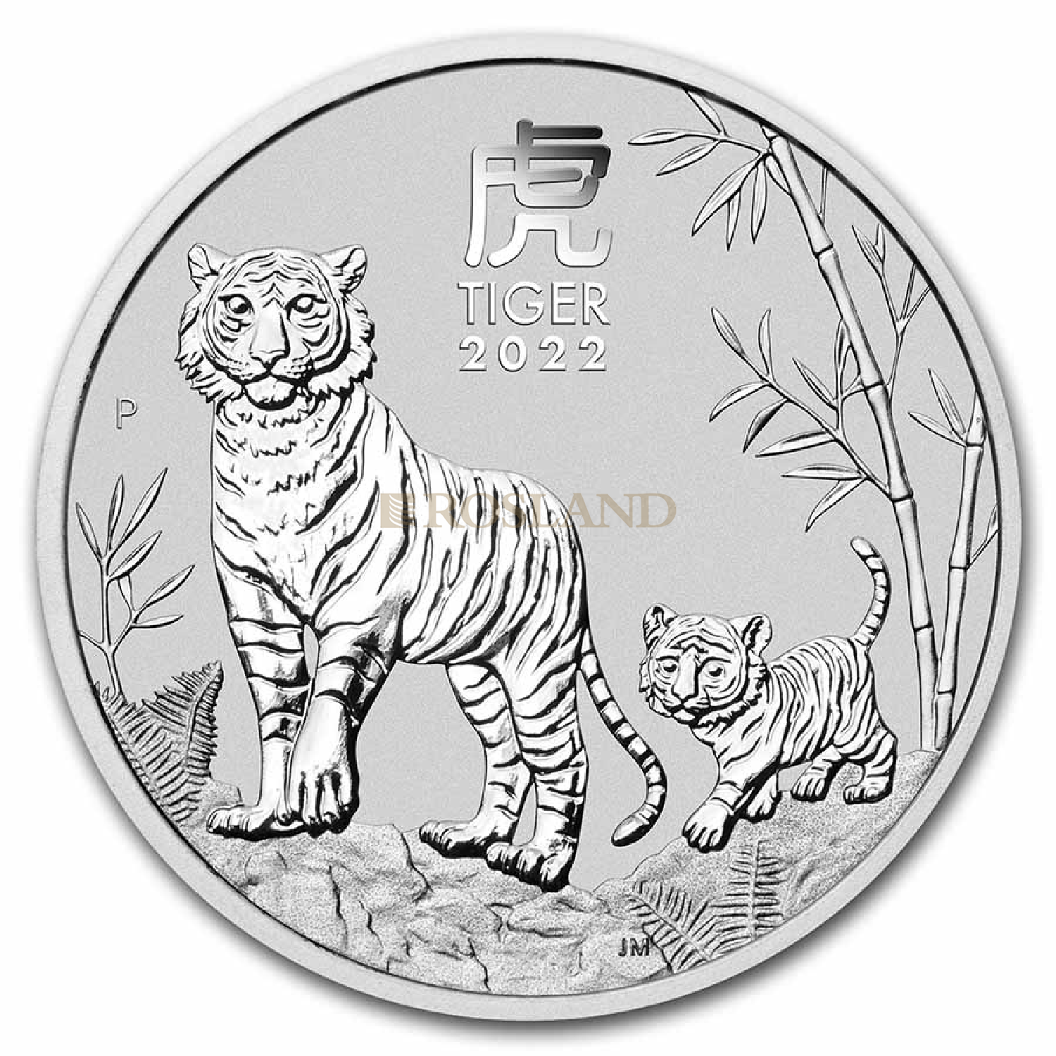 1 Unze Silbermünze Lunar 3 Tiger 2022