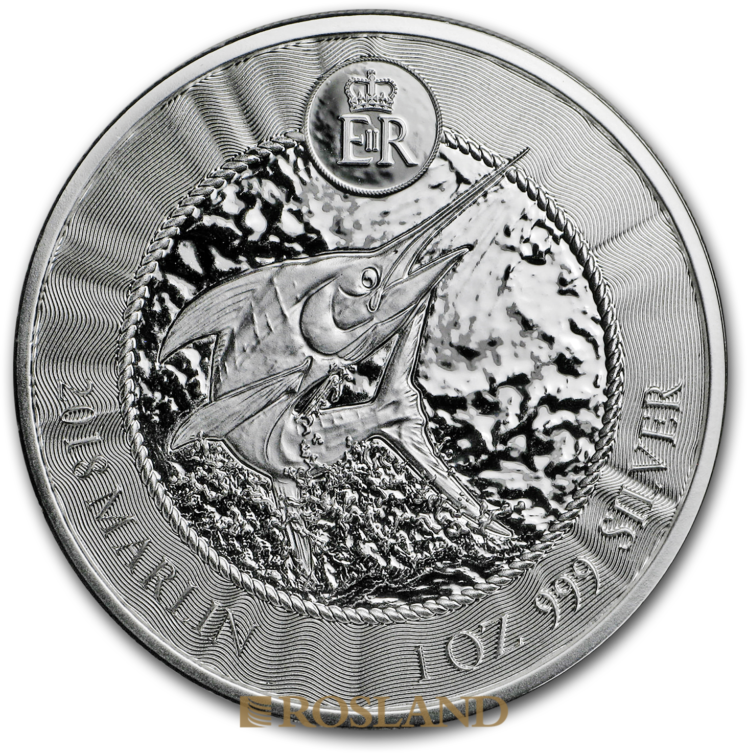 1 Unze Silbermünze Cayman Islands Marlin (Sperrfisch) 2018