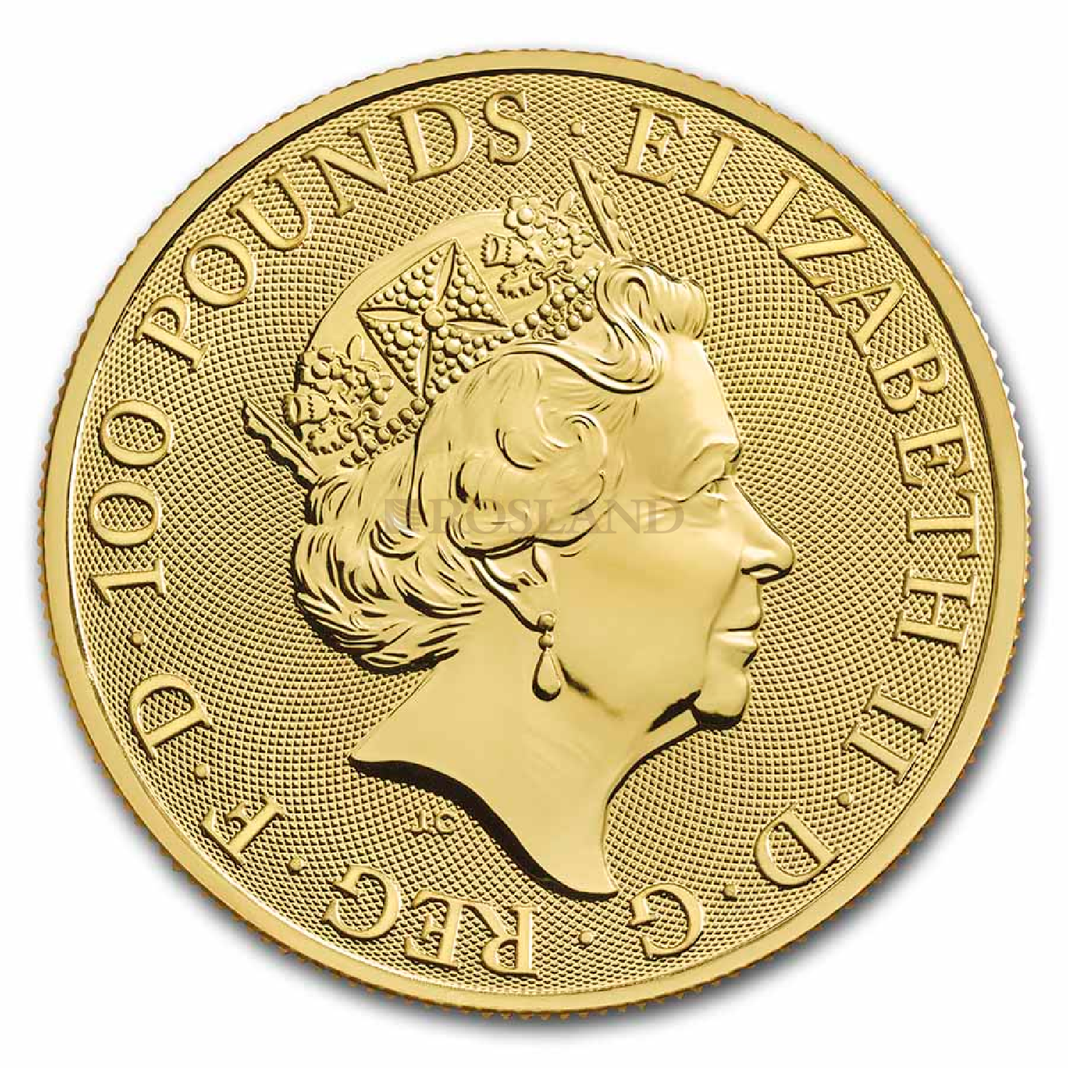 1 Unze Goldmünze Queens Beasts Completer Coin 2021 