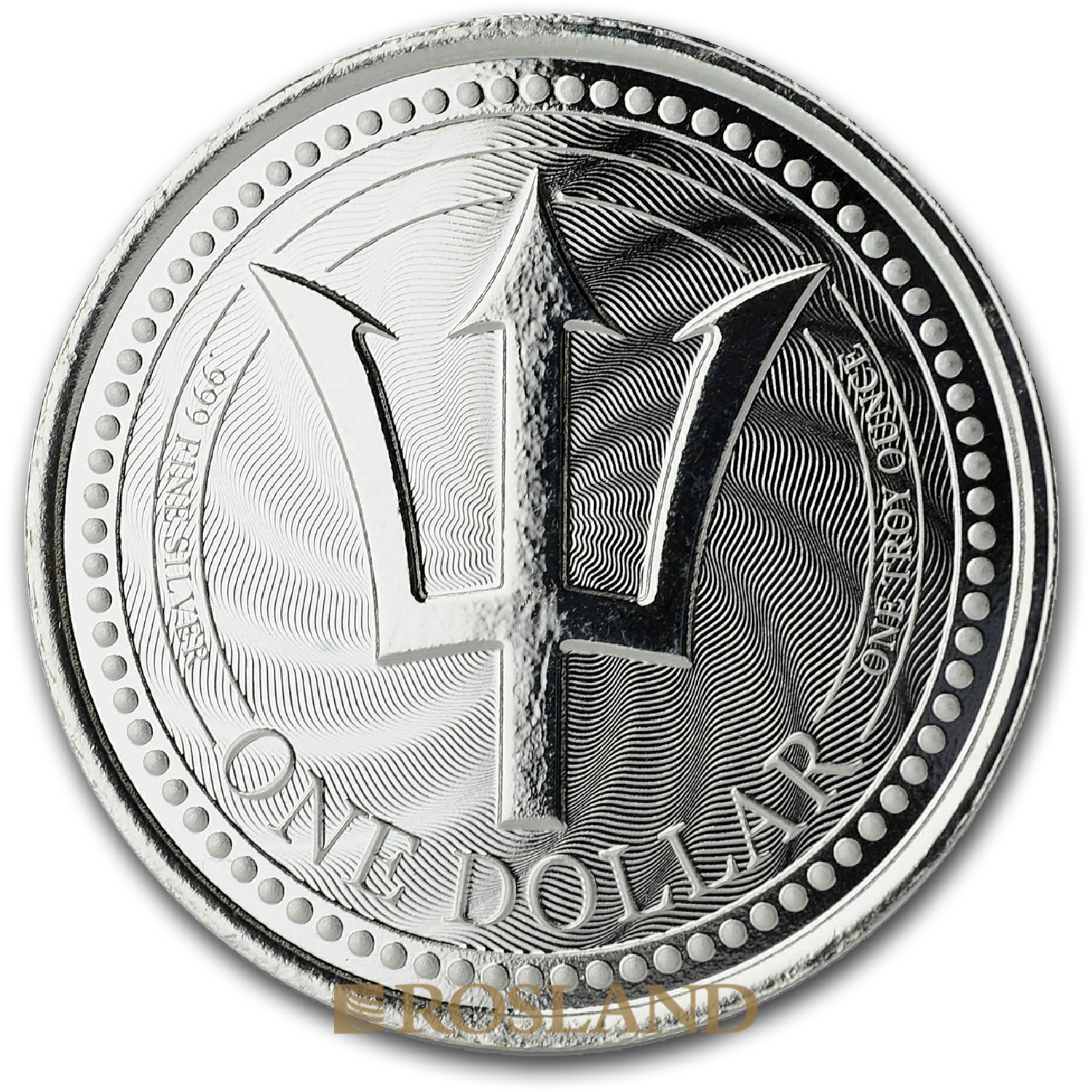 1 Unze Silbermünze Barbados Dreizack 2019
