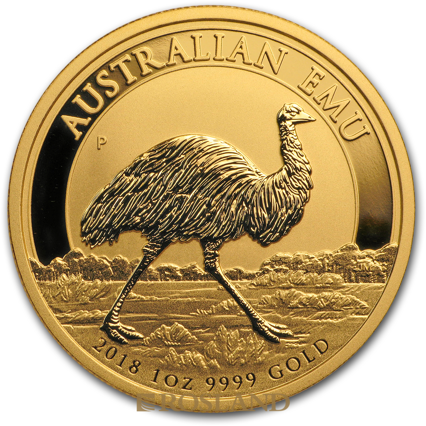 1 Unze Goldmünze Australien Emu 2018