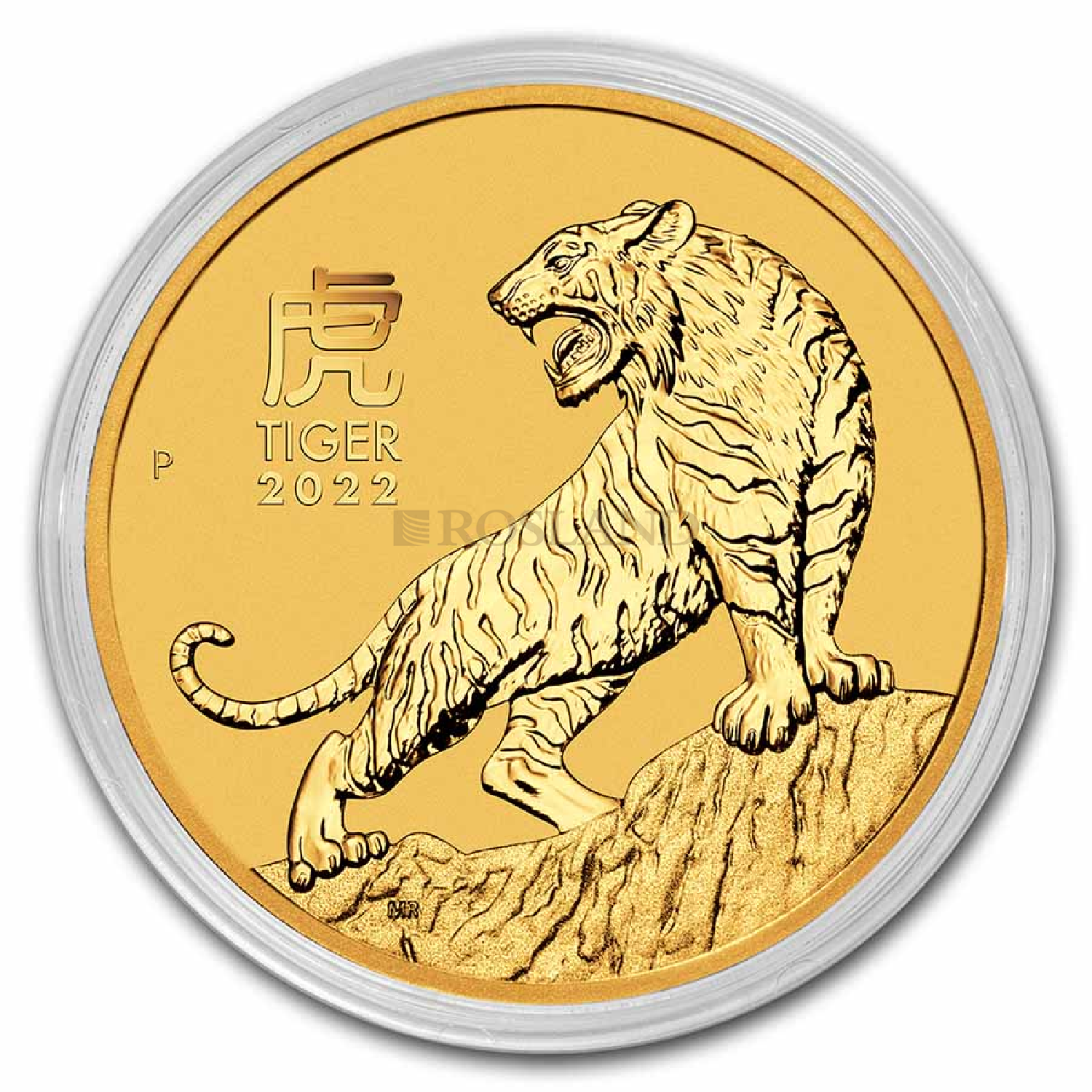 10 Unzen Goldmünze Lunar 3 Tiger 2022