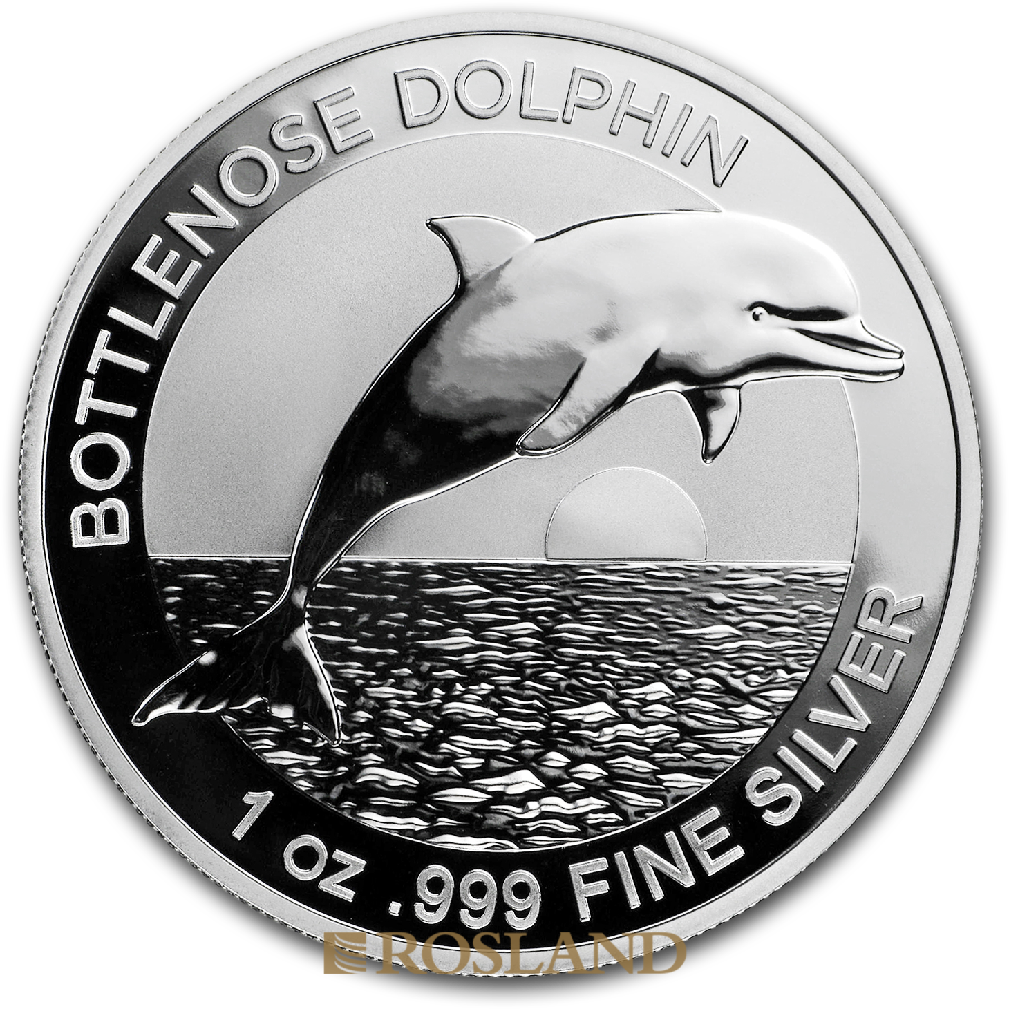 1 Unze Silbermünze Bottlenose Dolphin 2019