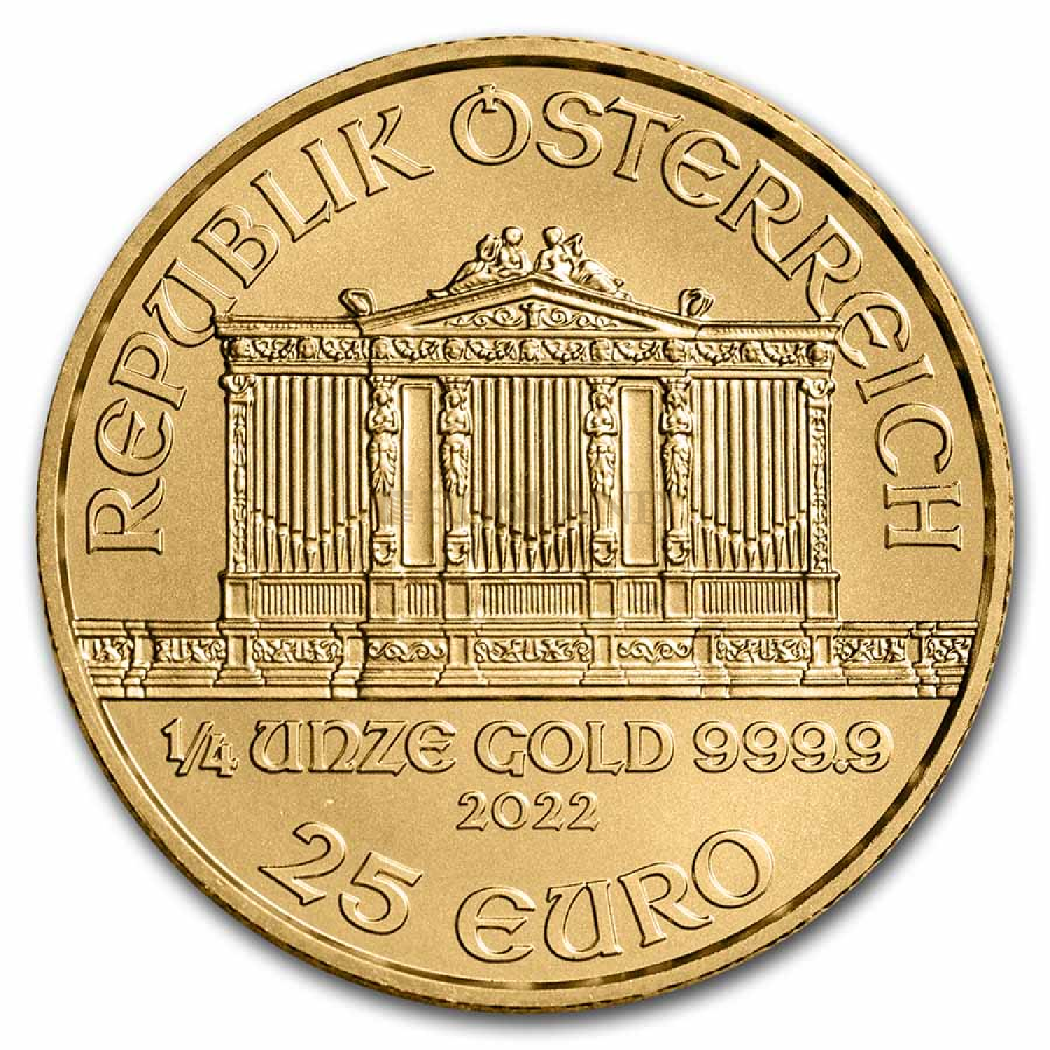 1/4 Unze Goldmünze Wiener Philharmoniker 2022