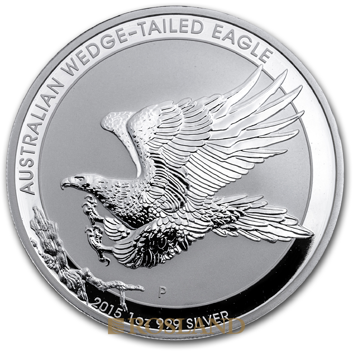 1 Unze Silbermünze Wedge Tailed Eagle 2015
