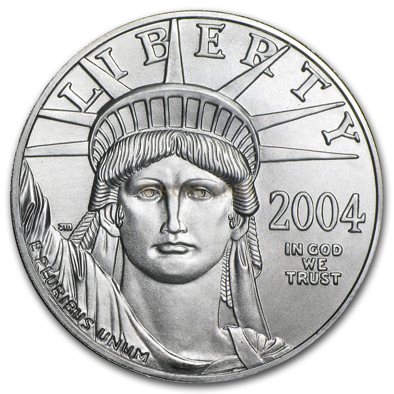 1 Unze Platinmünze American Eagle 2004