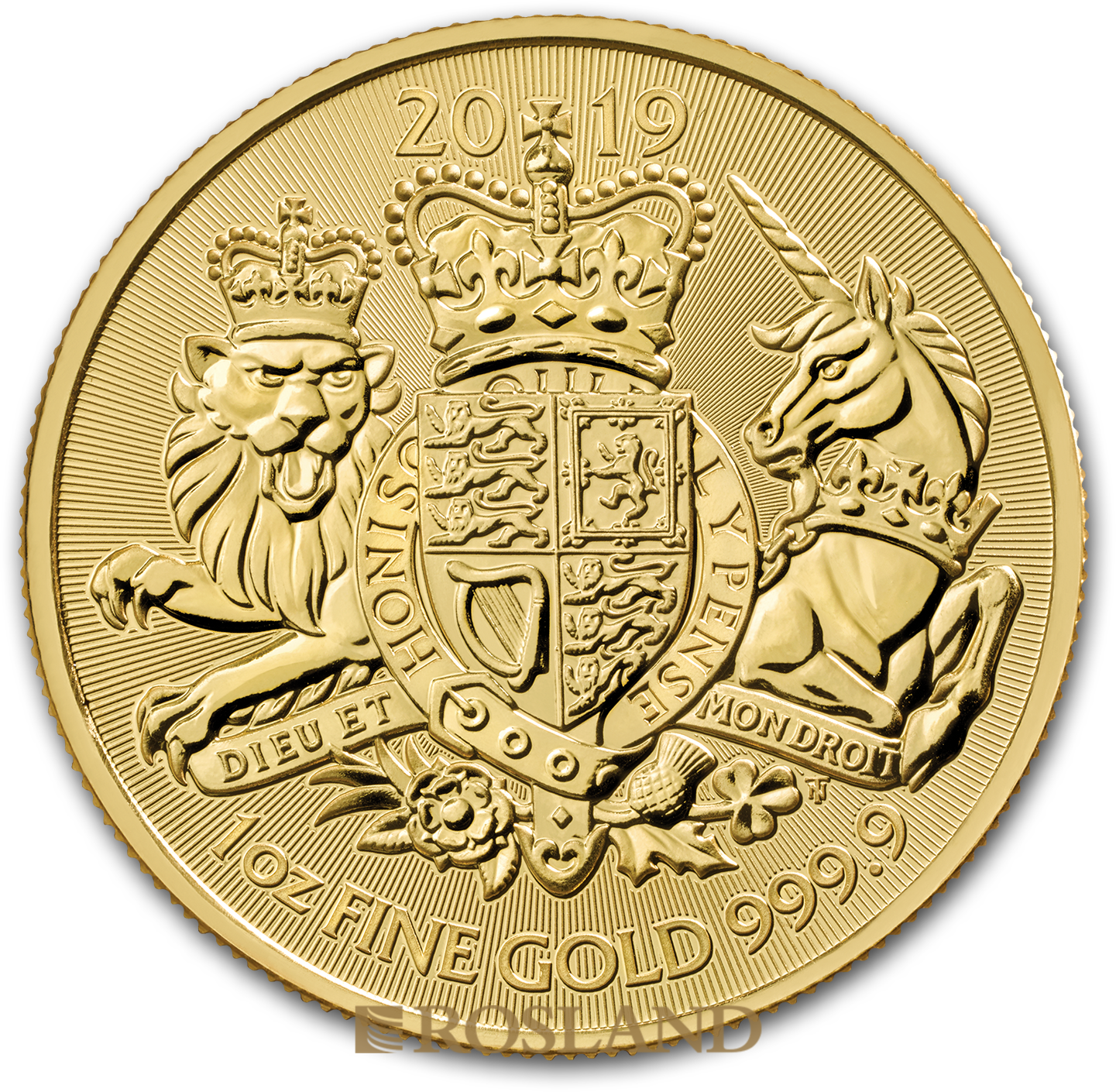 1 Unze Goldmünze Great Britain The Royal Arms 2019