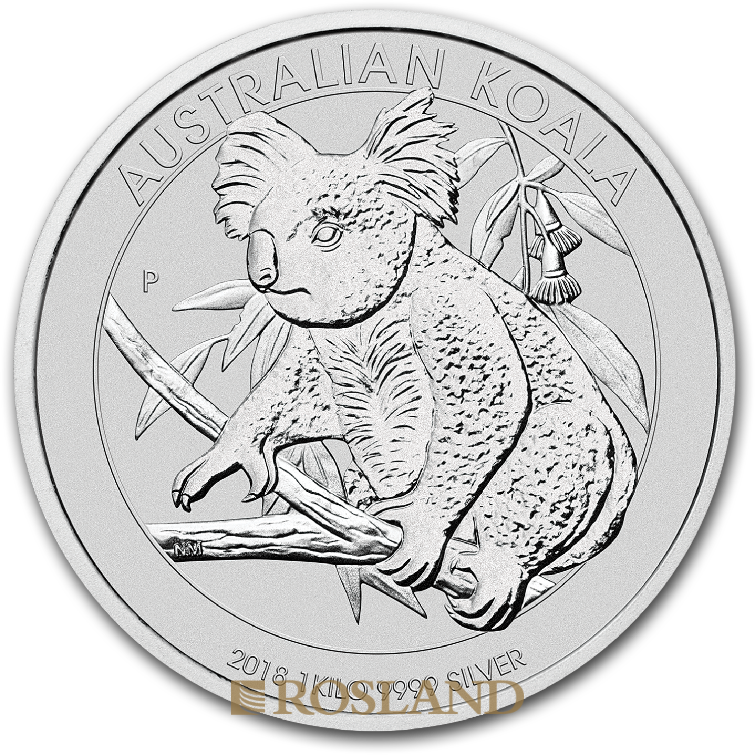 1 Kilogramm Silbermünze Koala 2018
