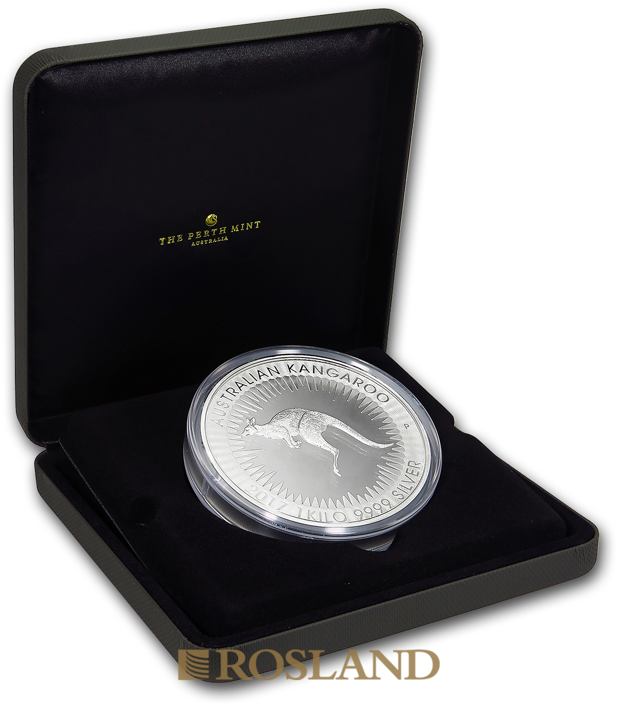 1 Kilogramm Silbermünze  Känguru 2017 PP (Box, Zertifikat)