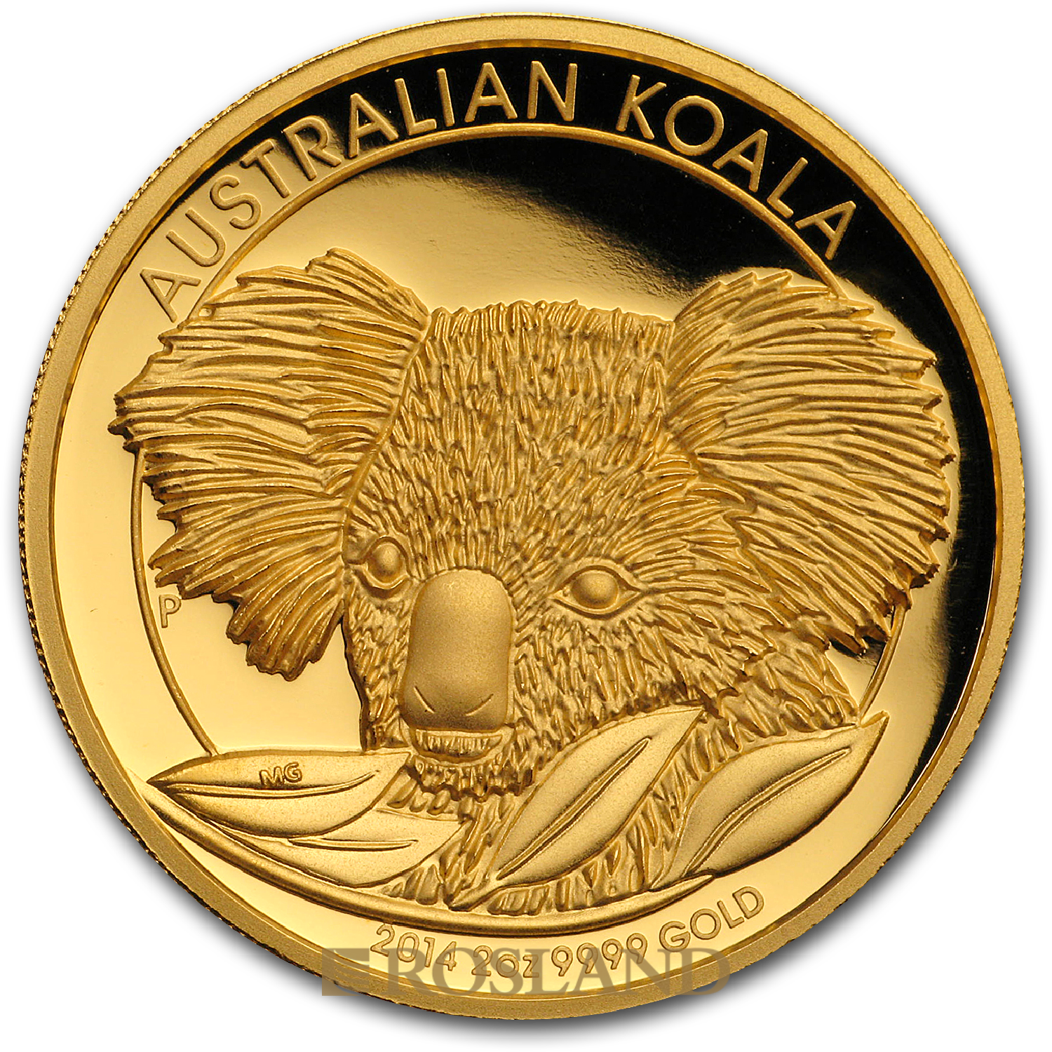 2 Unzen Goldmünze Australien Koala 2014 PP (Box, Zertifikat)