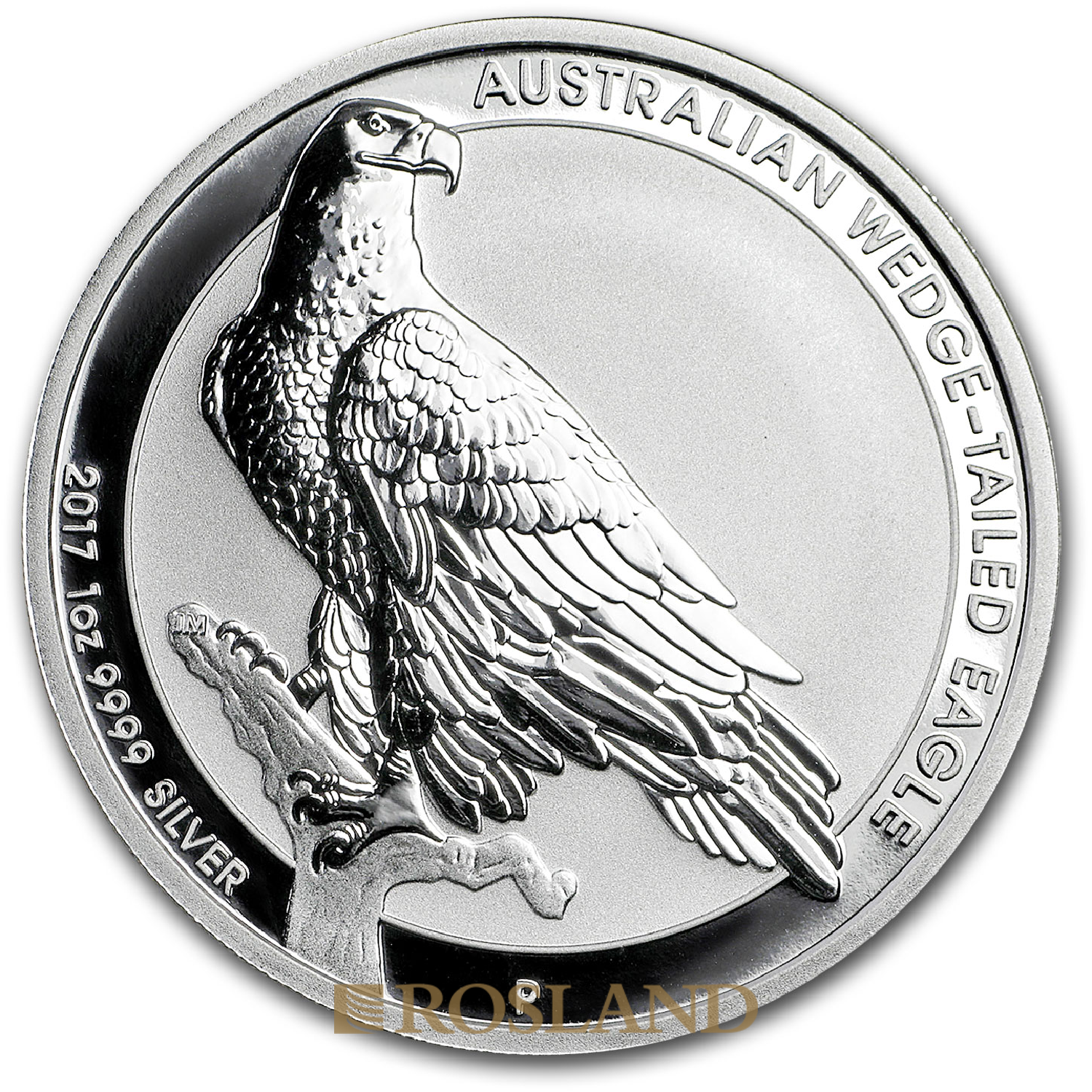 1 Unze Silbermünze Wedge Tailed Eagle 2017