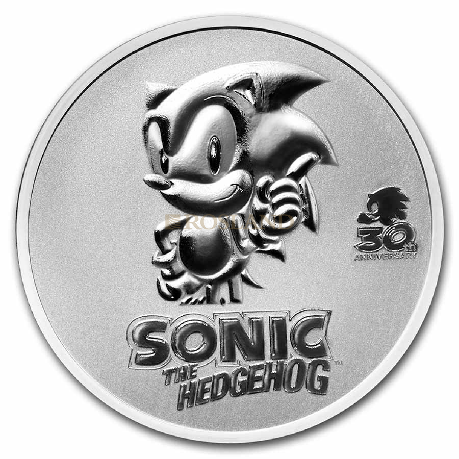 1 Unze Silbermünze 9Fine Sonic Hedgehog 2021