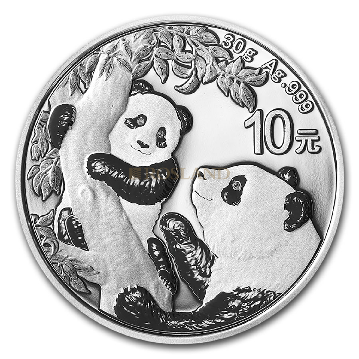 30 Gramm Silbermünze China Panda 2021