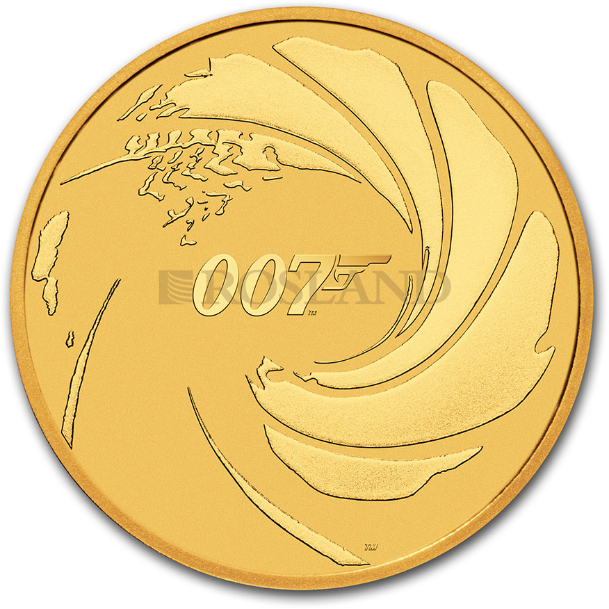 1 Unze Goldmünze Tuvalu 007 James Bond 2020